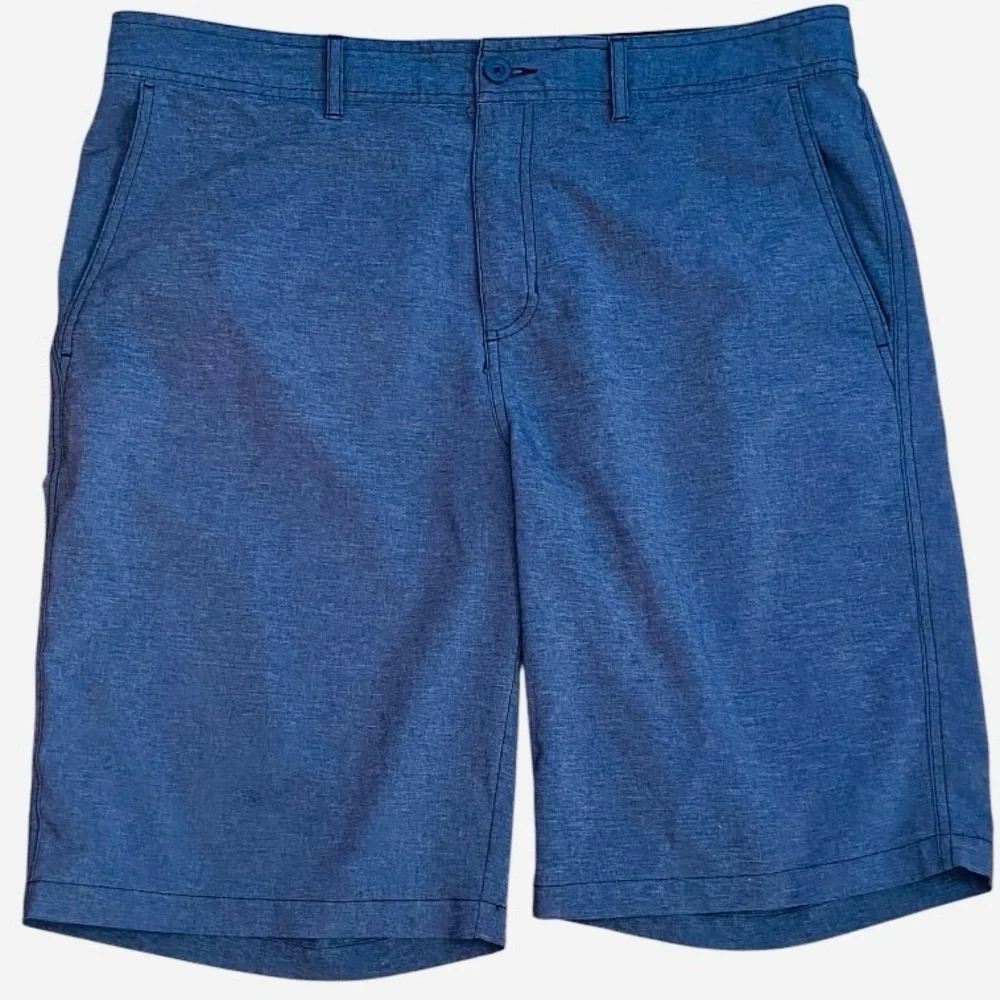 Goodfellow & Co Blue Stretch Performance Shorts Men’s 36 Golf Casual 10” Inseam